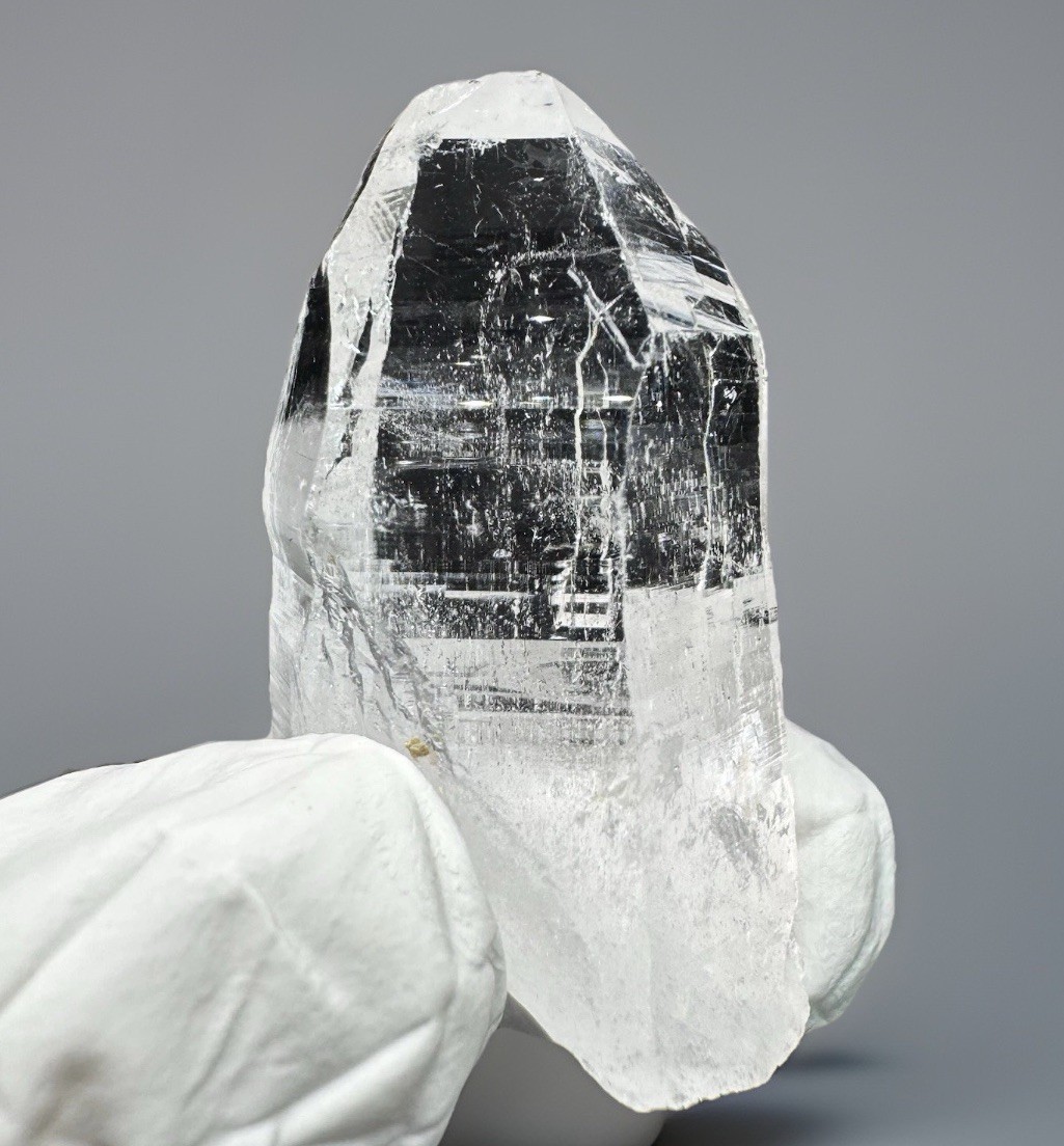 Ganesh Himalayan Quartz Nepal High Clarity Dense Akashic Lemurian Lines Crystal