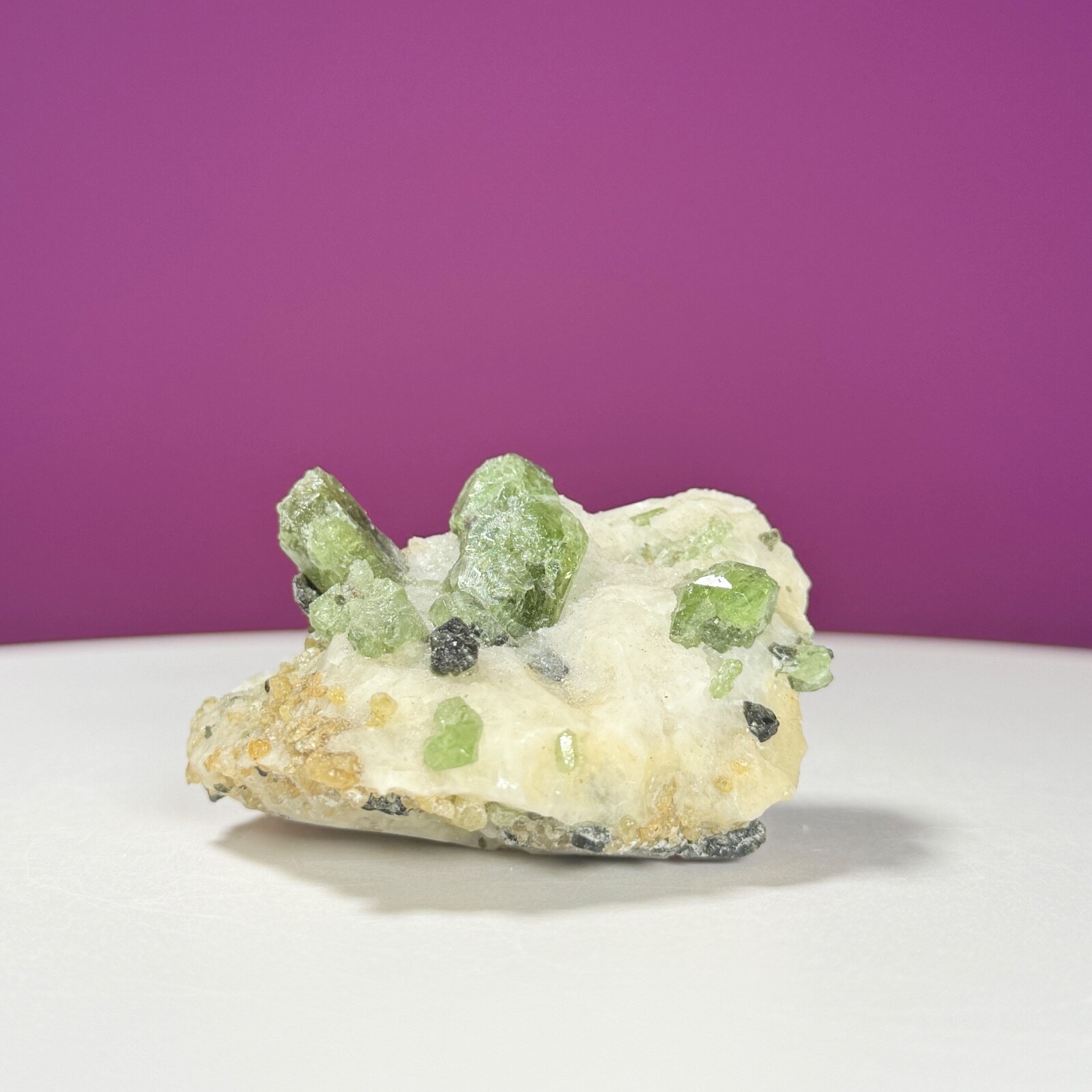 Diopside Crystal, Chrome Diopside, Green Diopside, Mineral Specimen