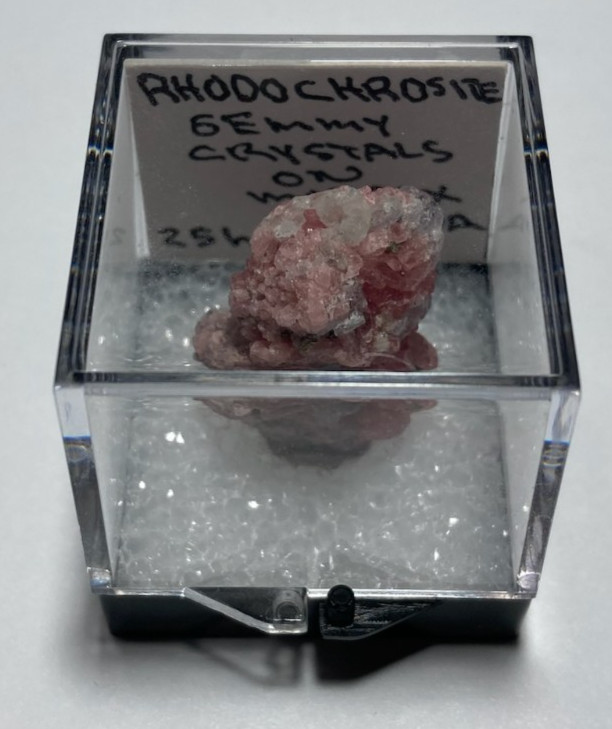 Rhodochrosite gemmy crystals Thumbnail from China