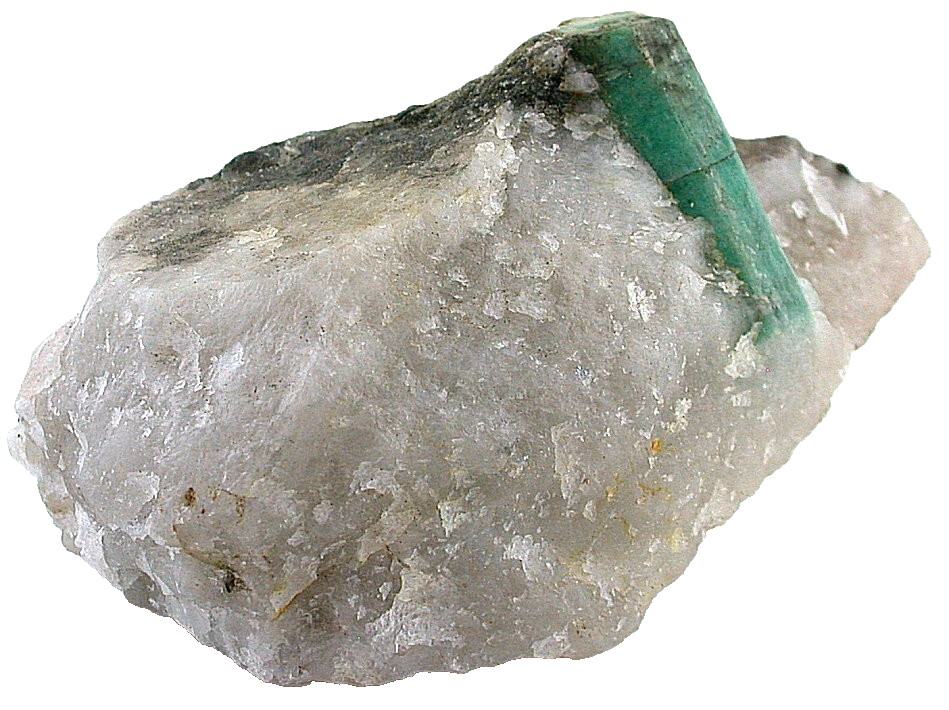 Emerald Crystal 3 1/5 x 1 4/5 x 1 1/2 Inch In Host Rock Specimen ESA4/1826