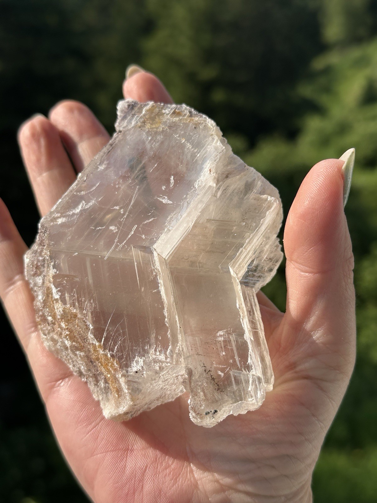 Selenite ~ Lavrion Mining District, Hilarion Mines, Greece ~ 305g ~