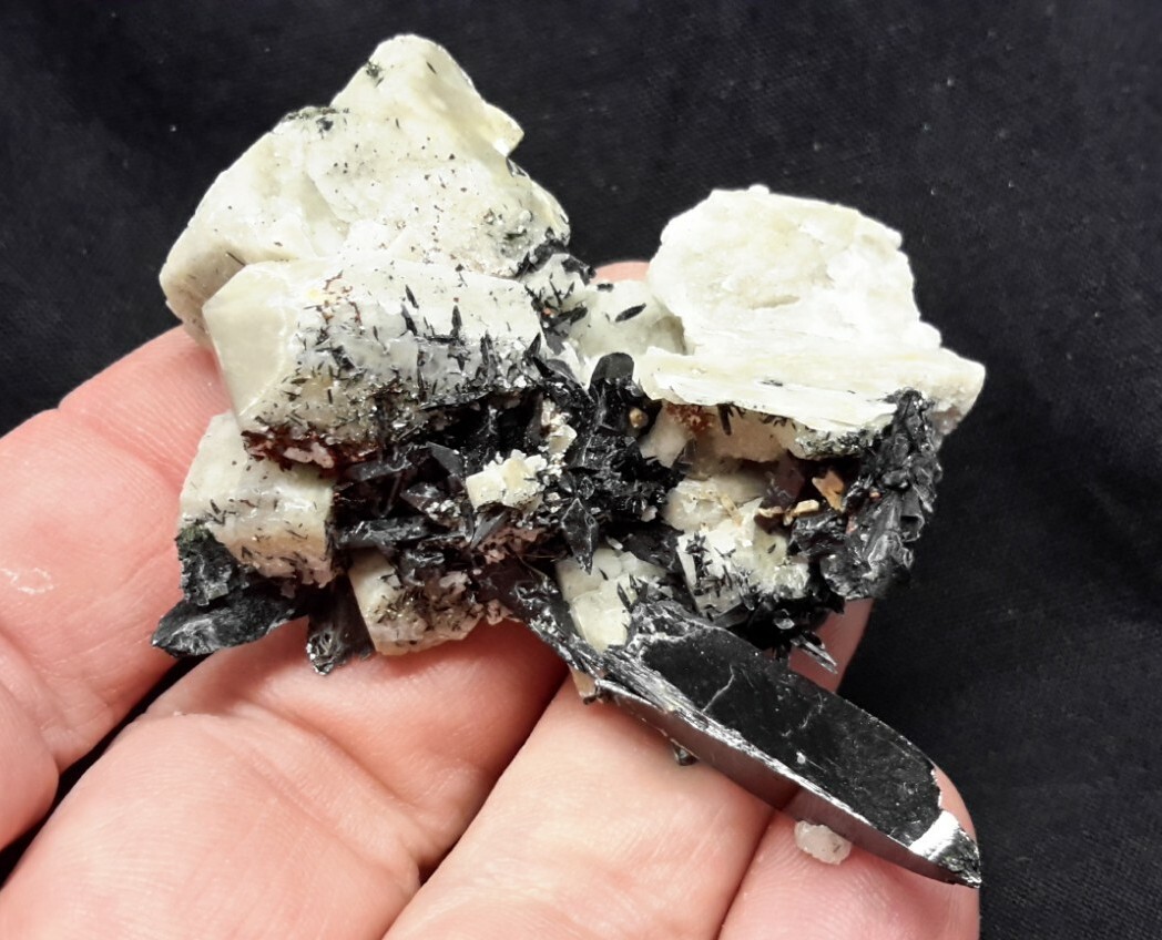 2″ AEGIRINE on MICROCLINE from Zomba, Malawi