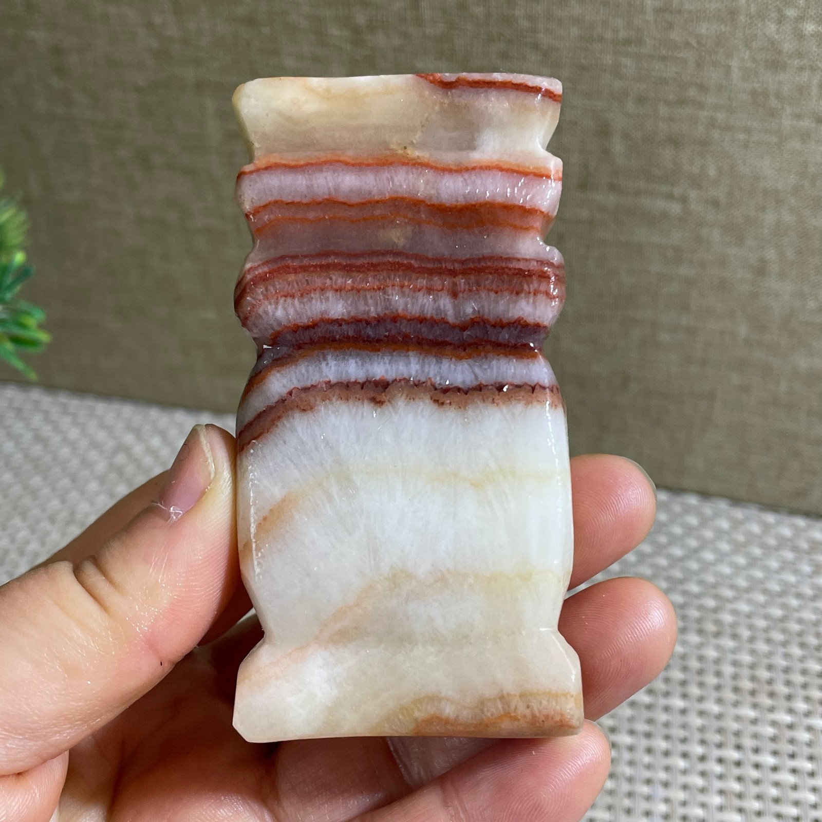 124g Pork Stone Ore Stones Crystal Specimens Healing Home Decoration