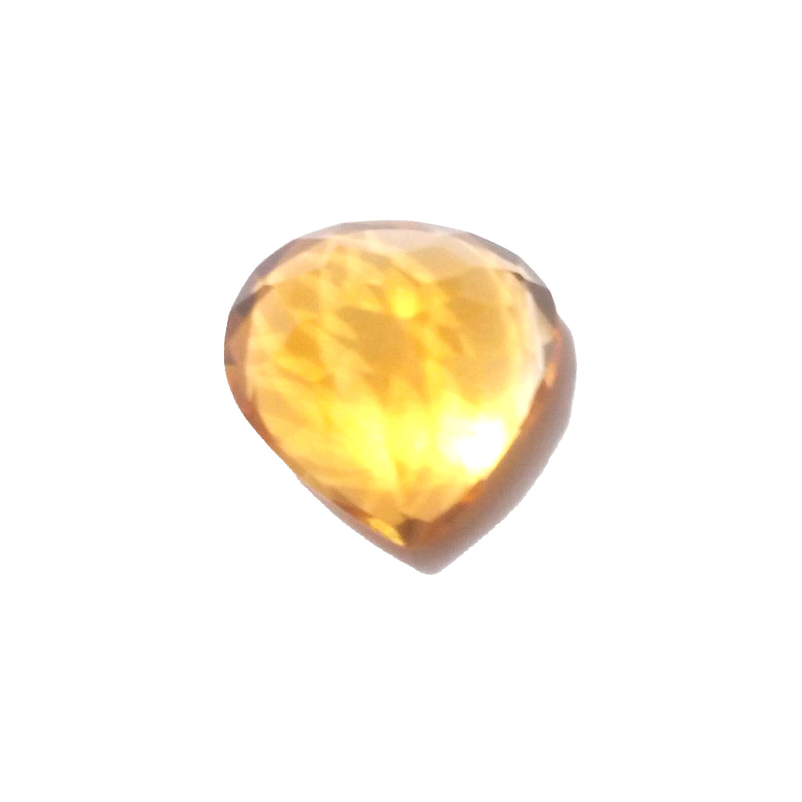 Attractive Rare Golden Citrine Topaz Pear Shape 2.60 Crt Faceted Loose Gemstone