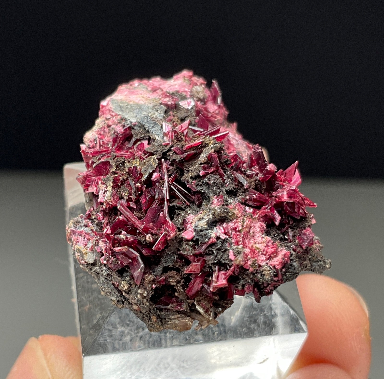 OUTSTANDING ERYTHRITE CRYSTALS FROM BOU AZZER MINE, MOROCCO