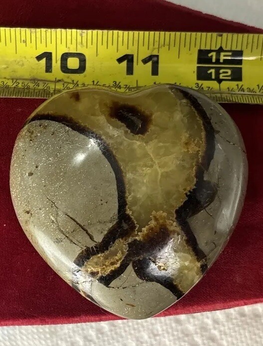 2 1/2 inch septarian nodule puffy heart