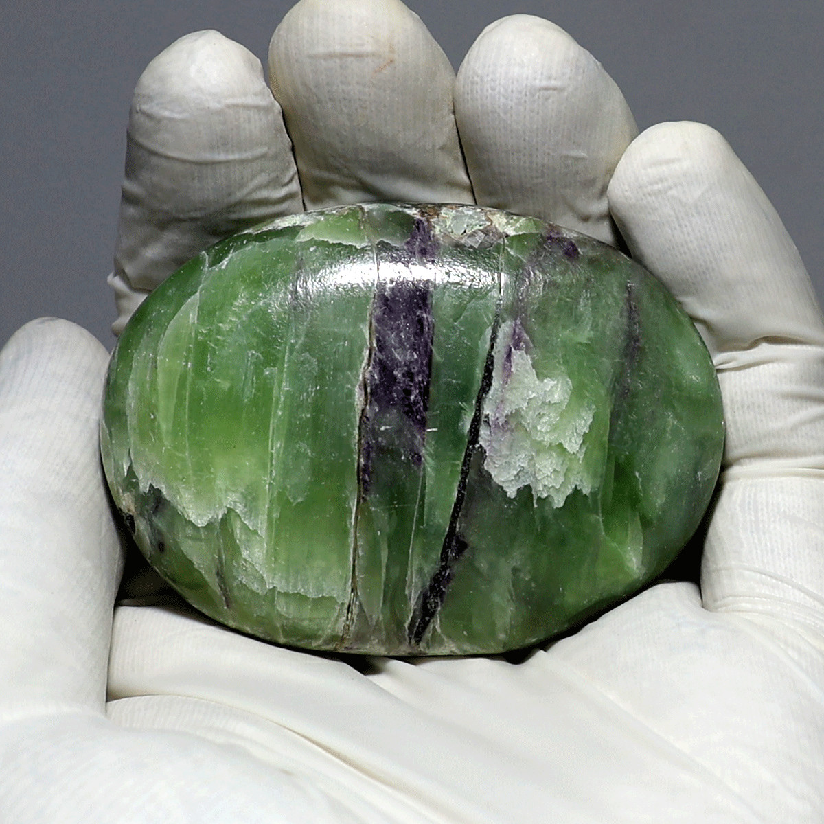 Rare Green Kammererite Palmstone • Harmony, Psychic Awareness & Gentle Strength