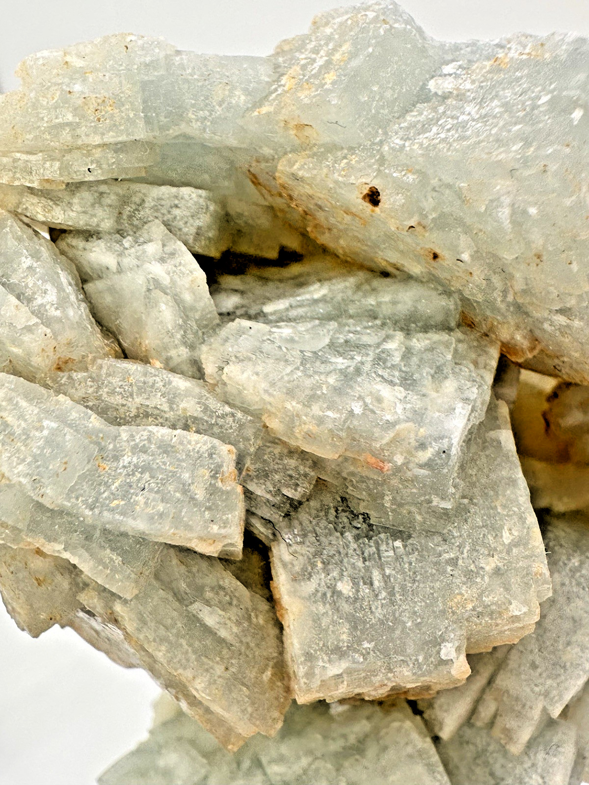 Cluster Sky Blue Barite baryte Crystal Cluster from Morocco 8 oz 3″