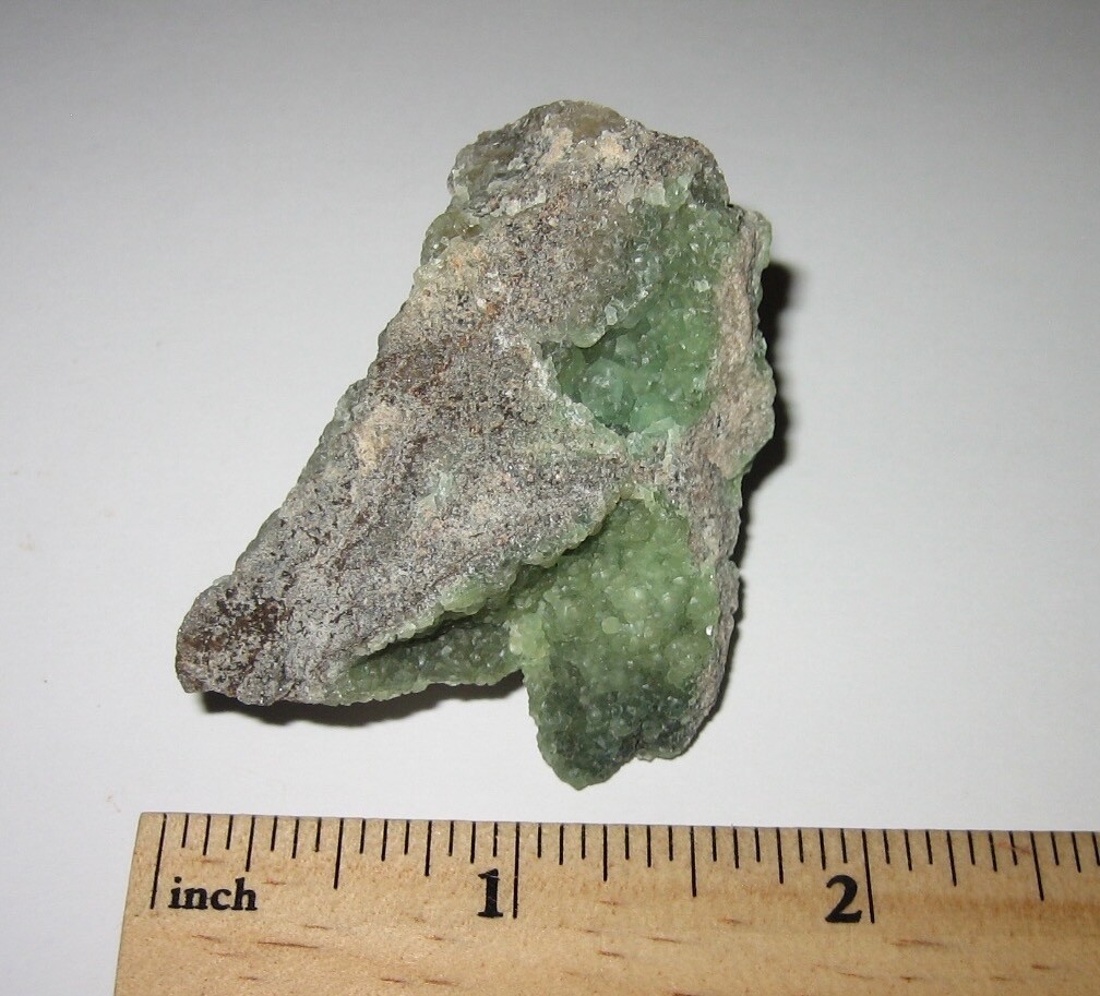 1.9″ BEAUTIFUL NATURAL ROUGH GREEN SMITHSONITE CRYSTAL CLUSTER AZ USA ~ 60.8g *1