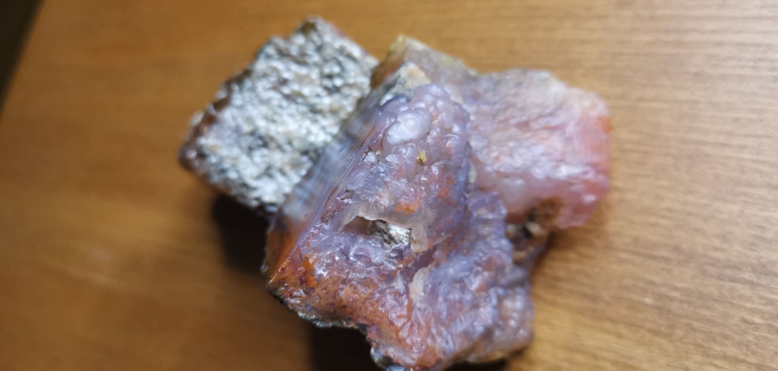 Scenic Red & White Plume Agate Slabs, Not Polished, 100% Natural, 198 Grams