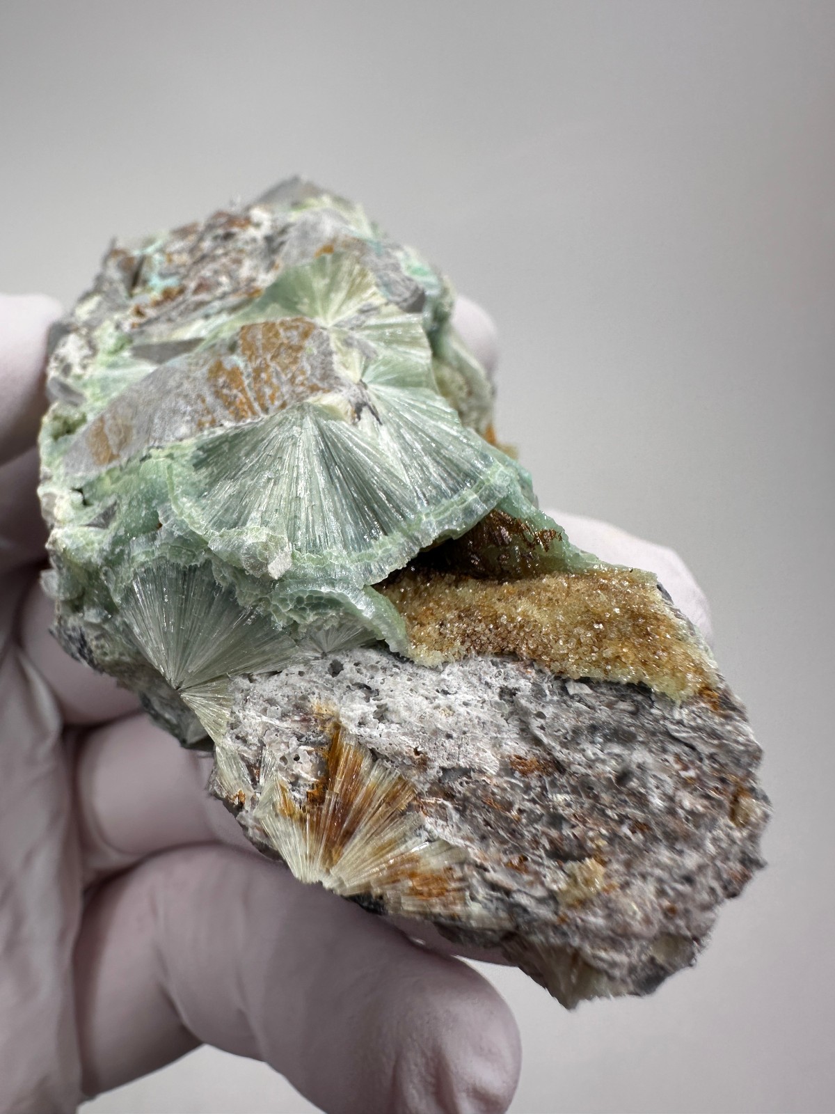 Beautiful Large RARE GREEN Wavellite Specimen from Arkansas