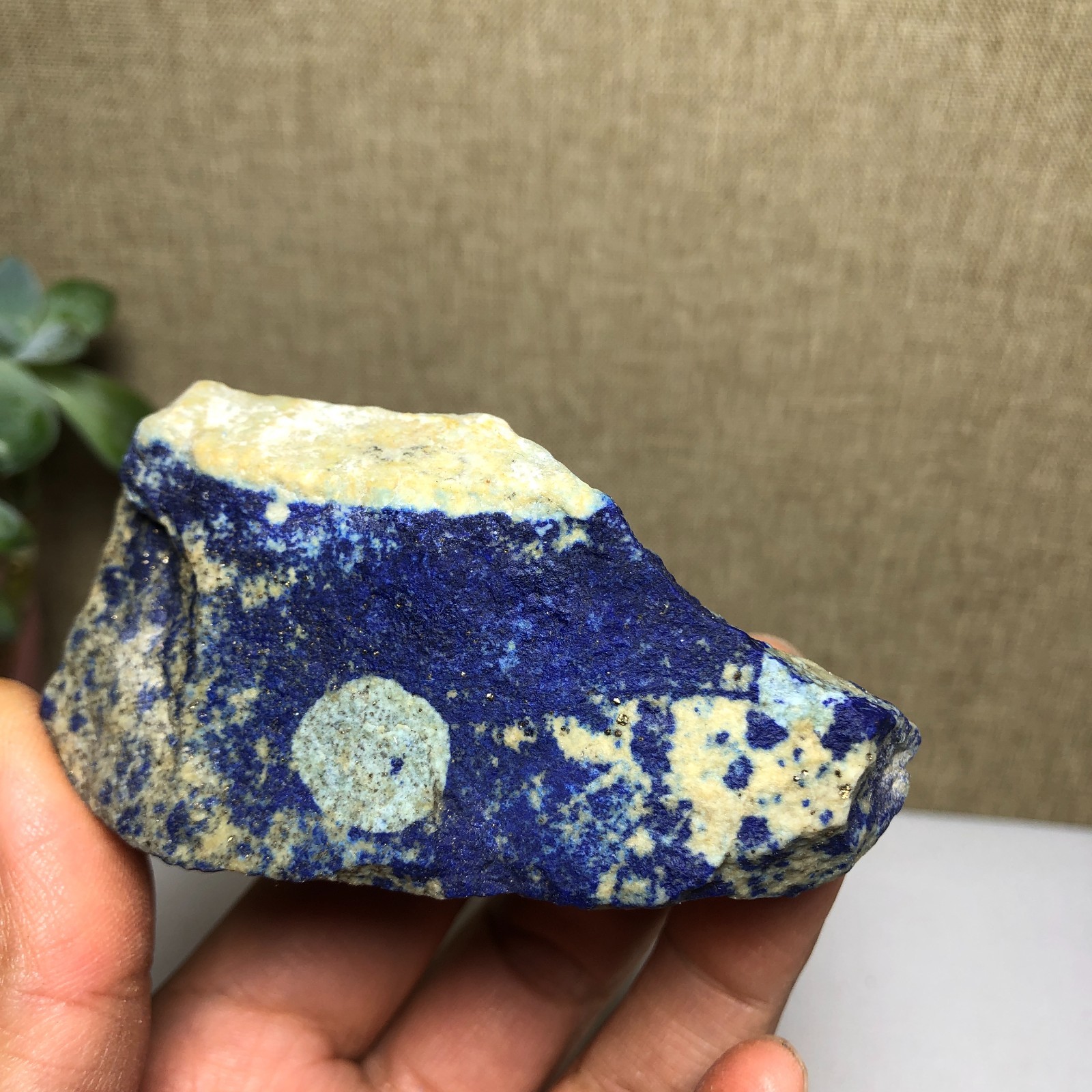 223g Natural lapis lazuli Crystal gemstone Rough Mineral Specimen healing A2024