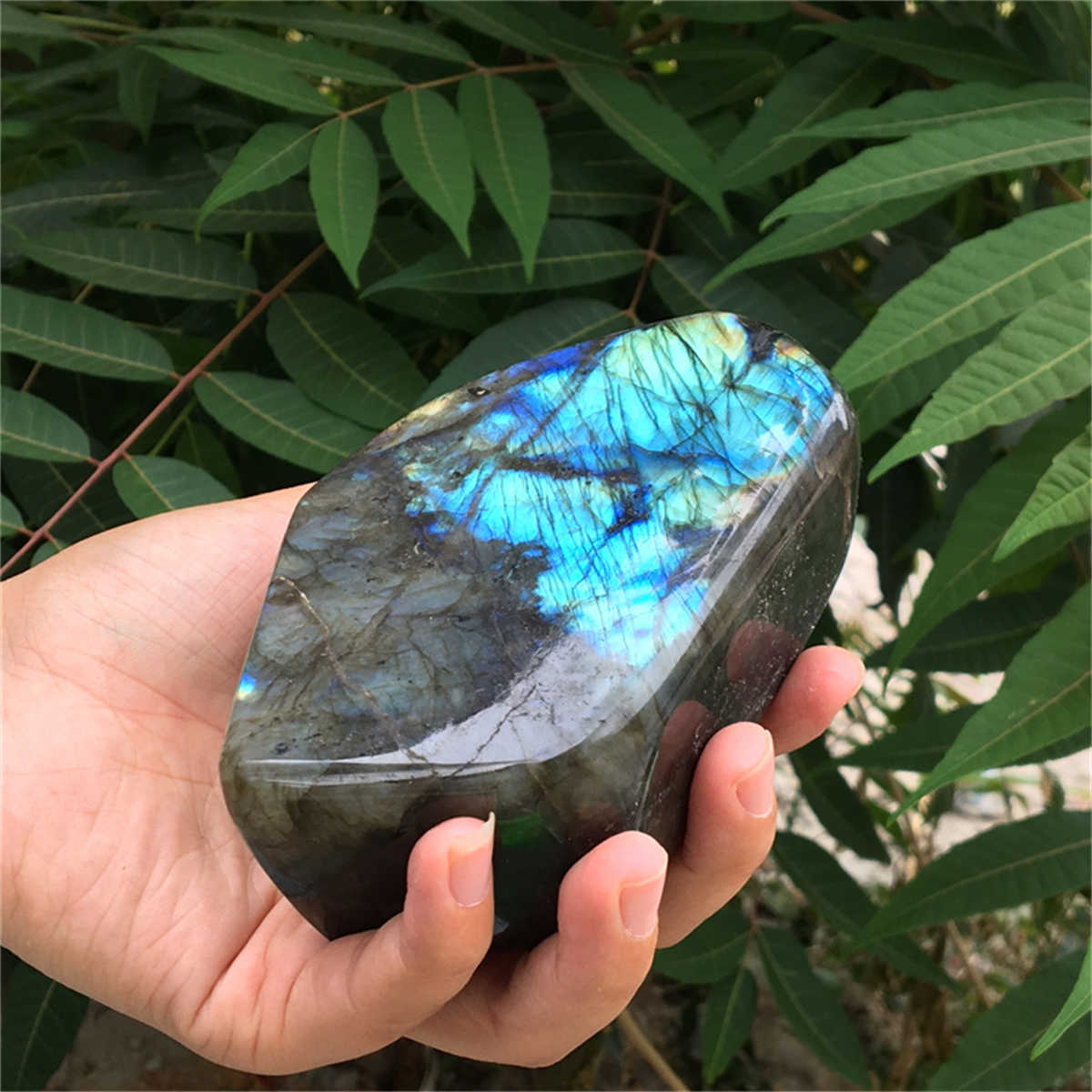 620g Natural Labradorite Mineral Quartz Crystal Mineral Reiki healing