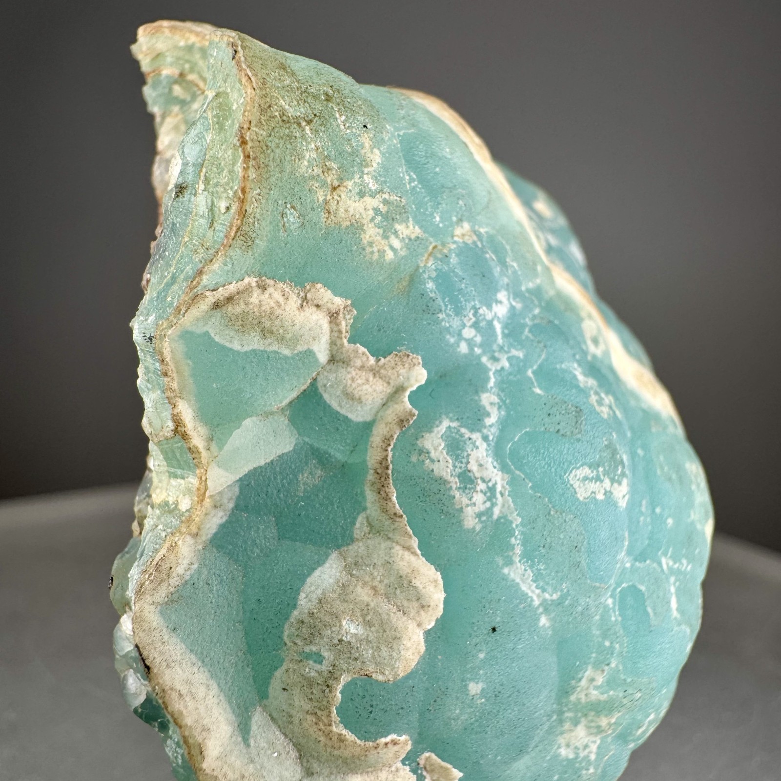Fine Large Blue Smithsonite: Kelly mine, Magdalena, Socorro Co., New Mexico