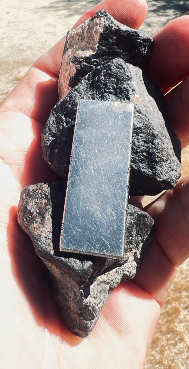 Rough Sonoran Desert Magnetite Nuggets 13oz