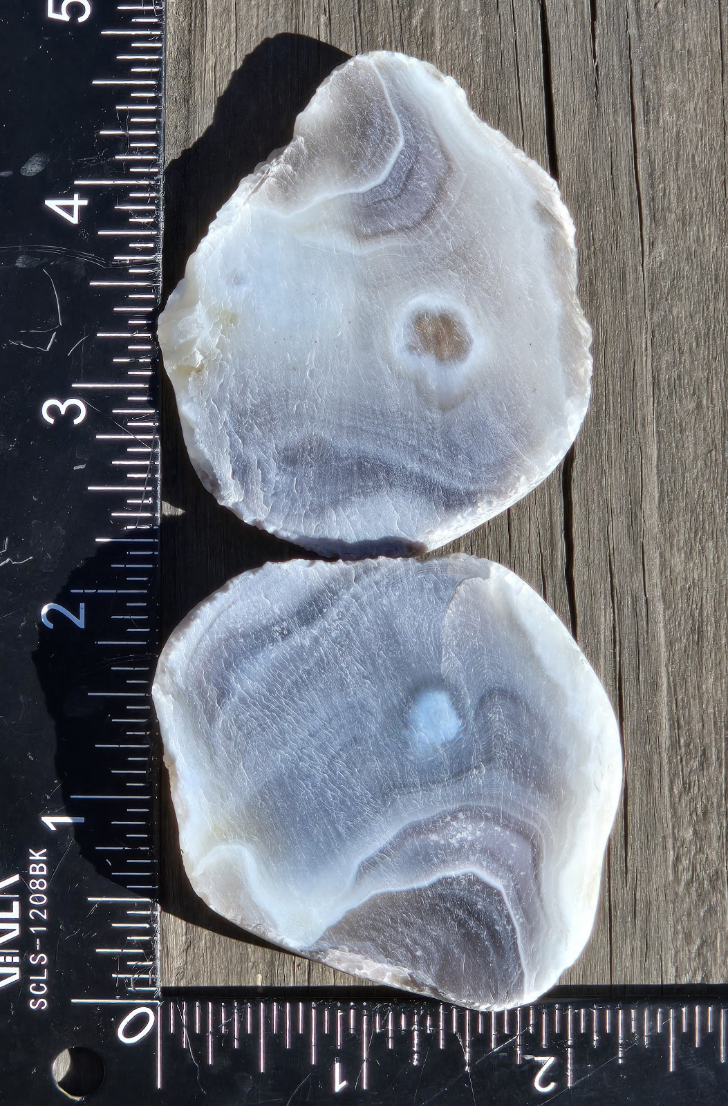 Botswana Agate Cut In Half – Rough, Natural, Not Polished