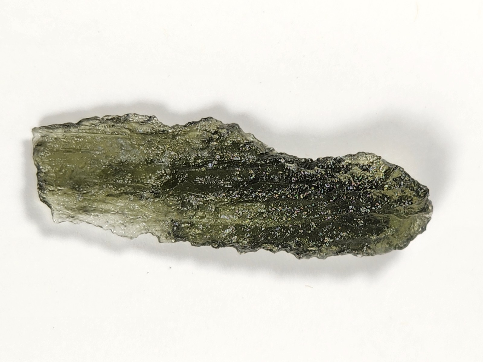 Top A++ 2.43g Gem Green Moldavite Crystal Chlum Czech Republic Minerals Crystals