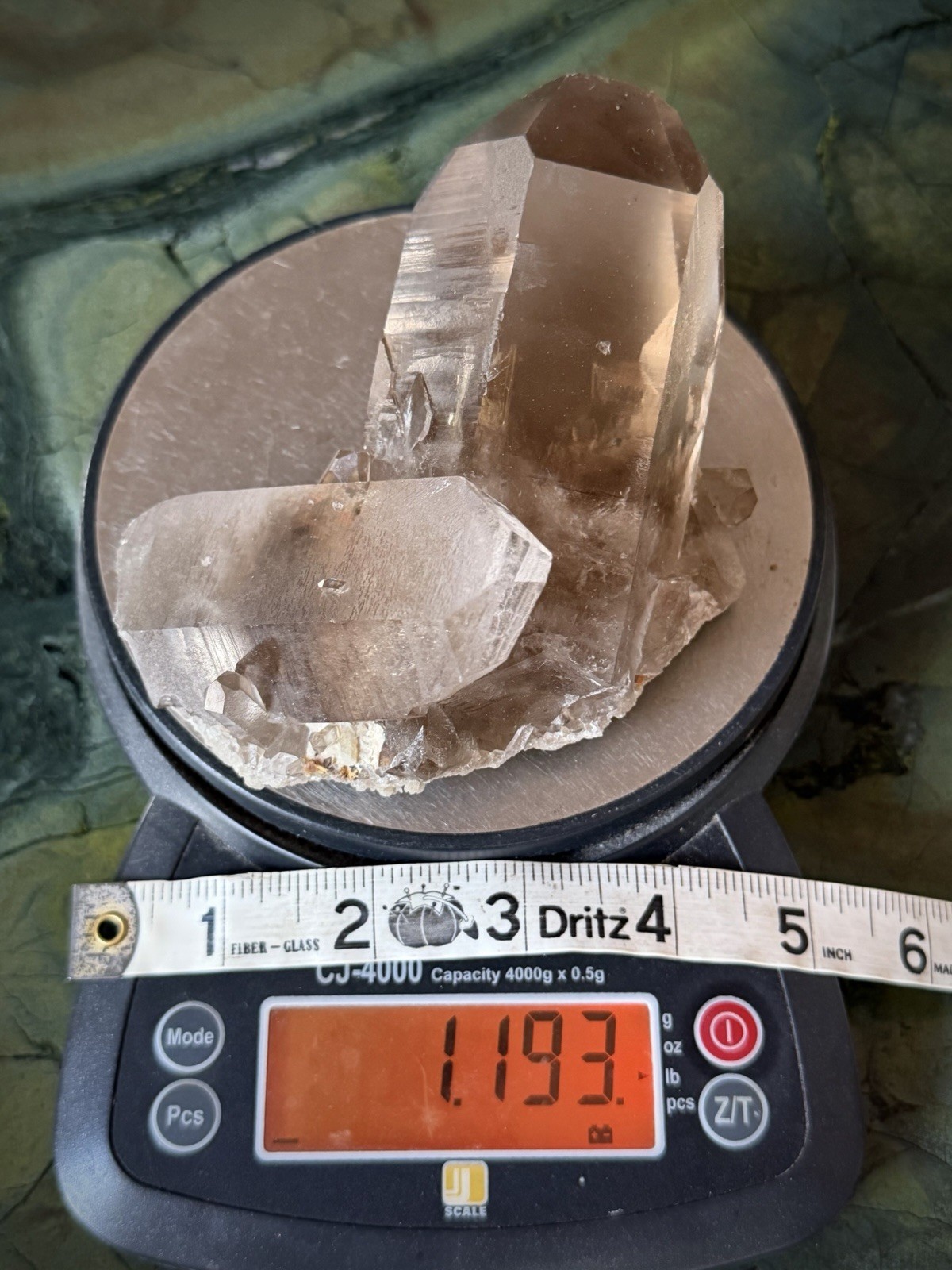 Diamantina Quartz Crystal Starbrary Quartz Natural Smoky Quartz Brazil Crystal
