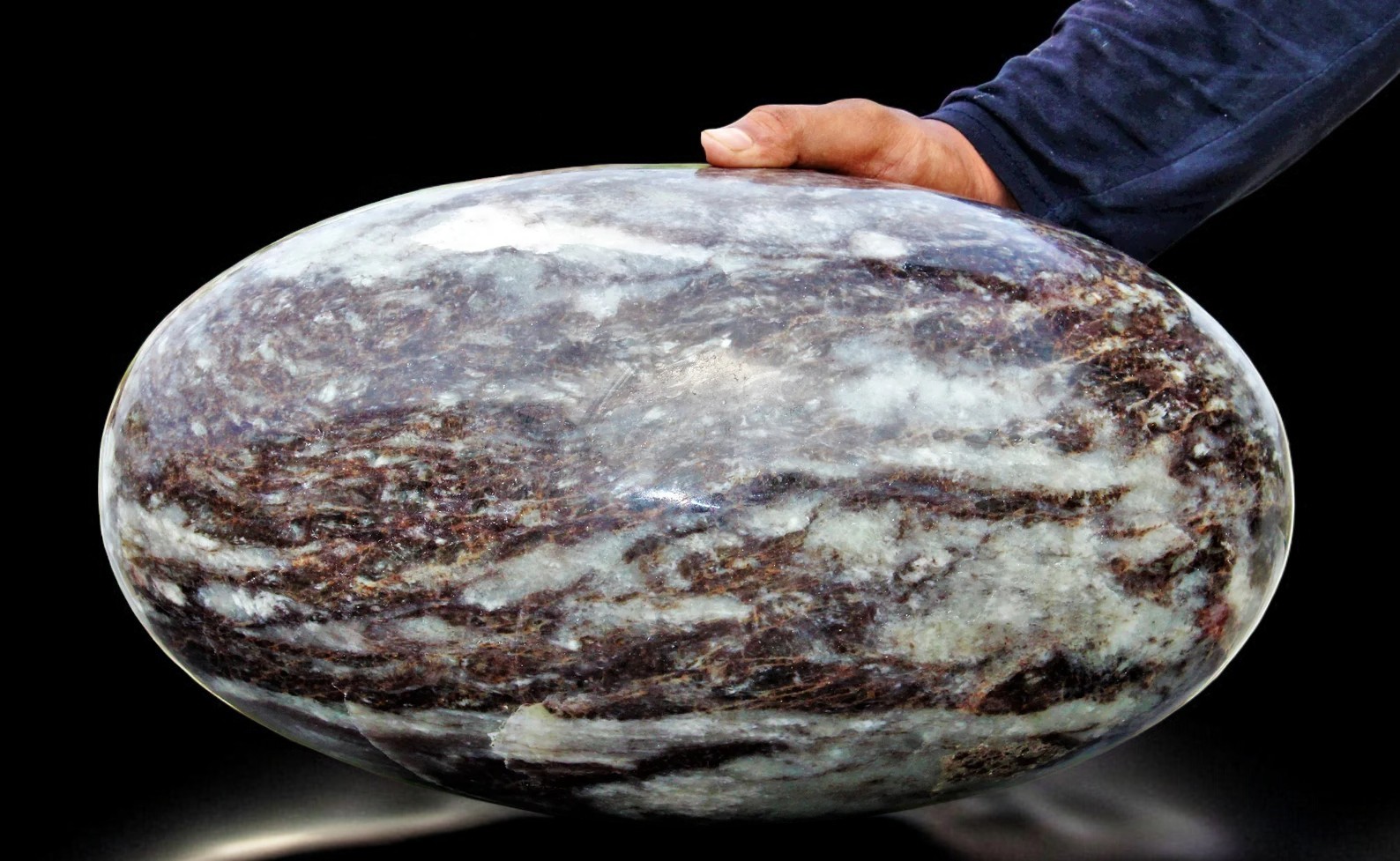 Gemstone Lingam Sphalerite Crystal Zink Blende Healing Chakra Spiritual 390MM