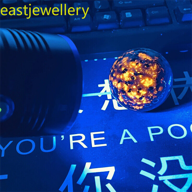 38mm+ Natural Yooperite Sphere quartz crystal Flame’s stone ball healing 1pc