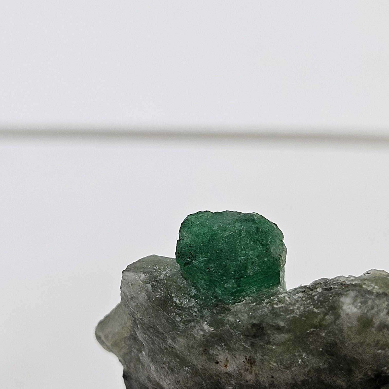 Lovely Natural Terminated Emerald Crystal On Matrix U.S Seller Swat Pakistan