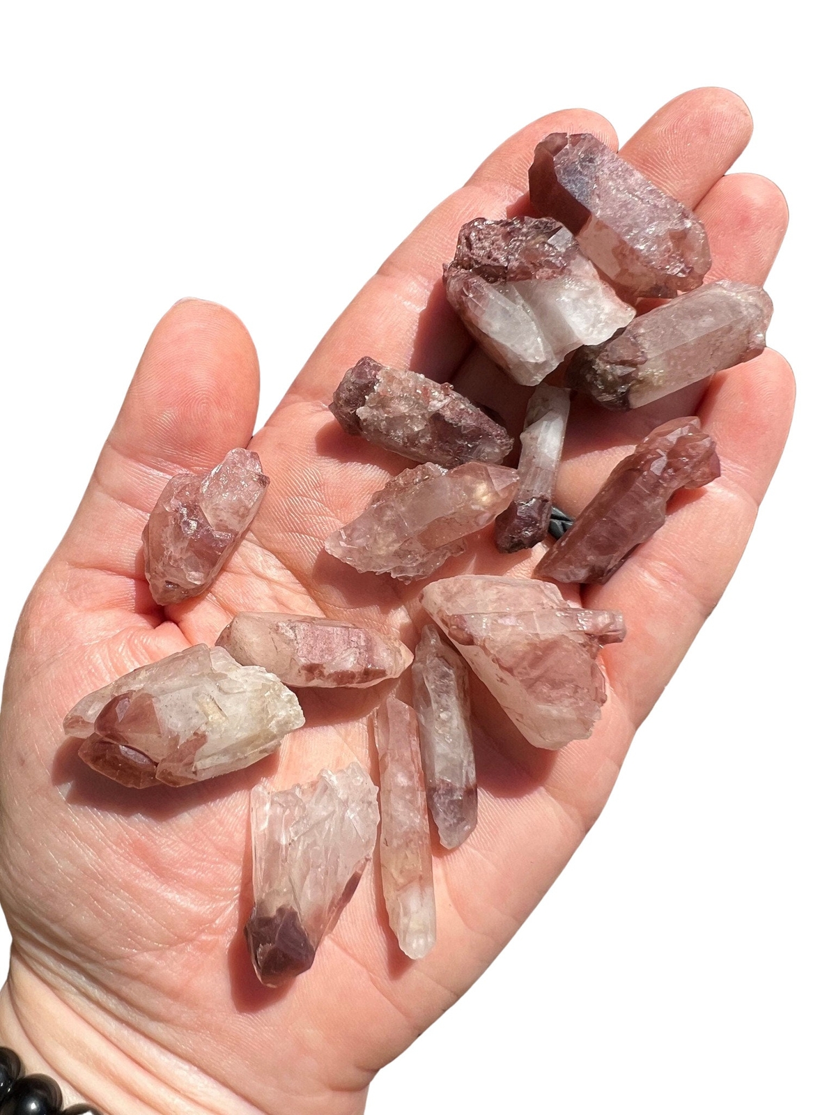 Raw Lithium Quartz Crystal, Natural Lithium Quartz from Minas Gerais, Brazil