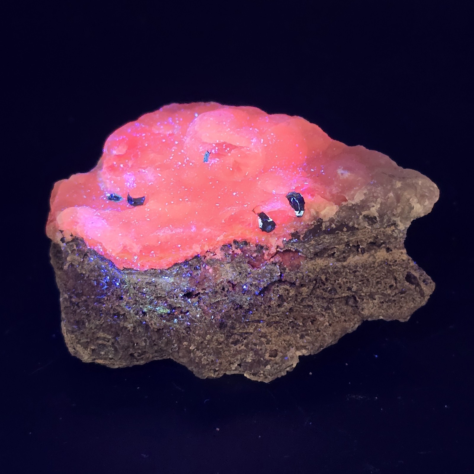 Florescent Smithsonite Botryoidal Specimen Gemstone Crystal Mineral Mexico
