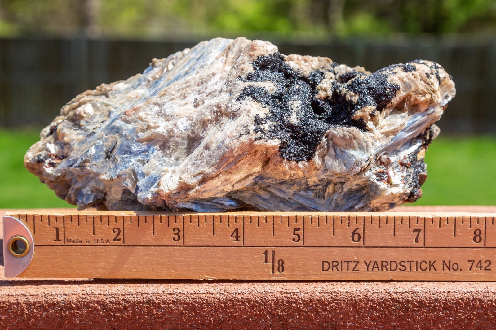 Kyanite with Quartz – 5lb 6.4oz (2449g) – Rough Specimen Crystal w/ Inclusion