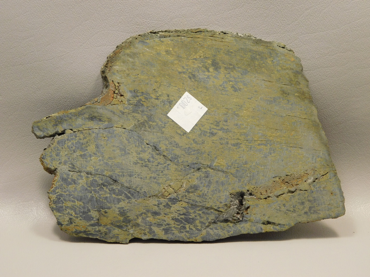 Apache Gold Polished Stone Slab Black and Gold Rock Jerome Arizona #O1