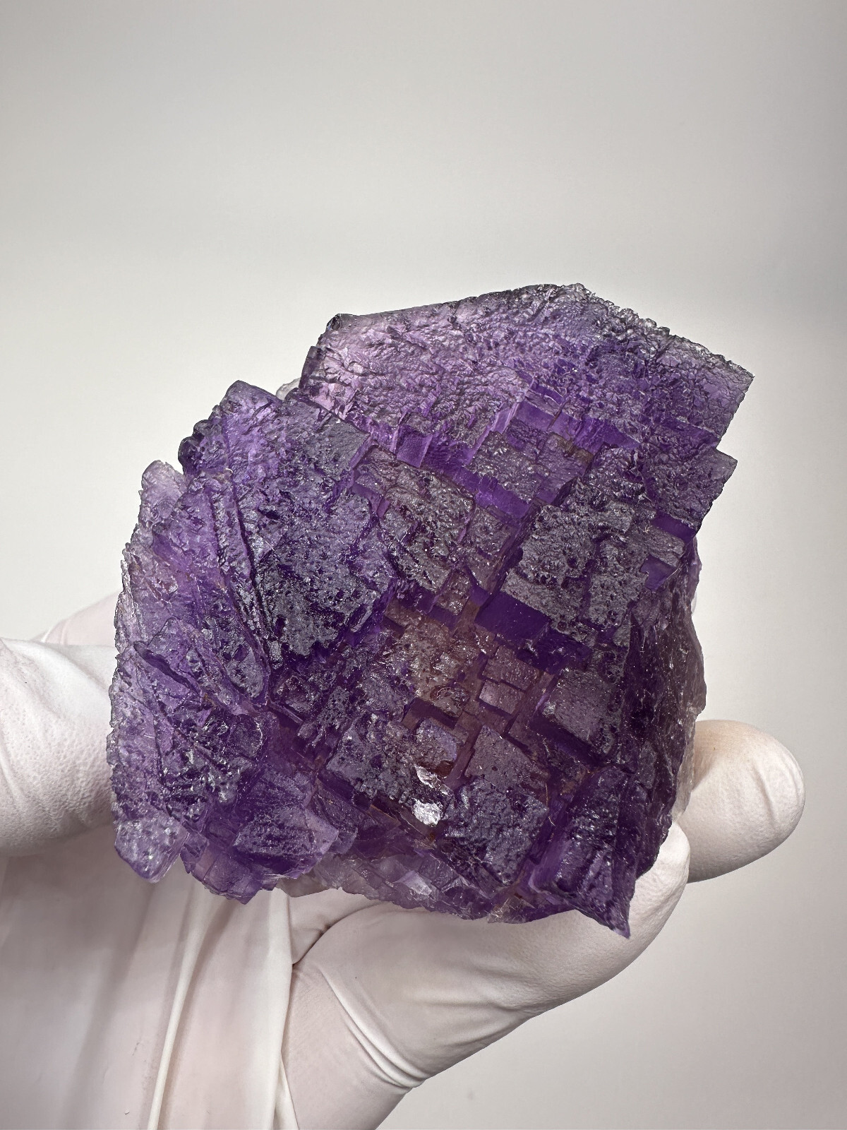 Large Clear Purple Fluorite Specimen – Hastie’s Quarry, Cave-In-Rock, Illinois