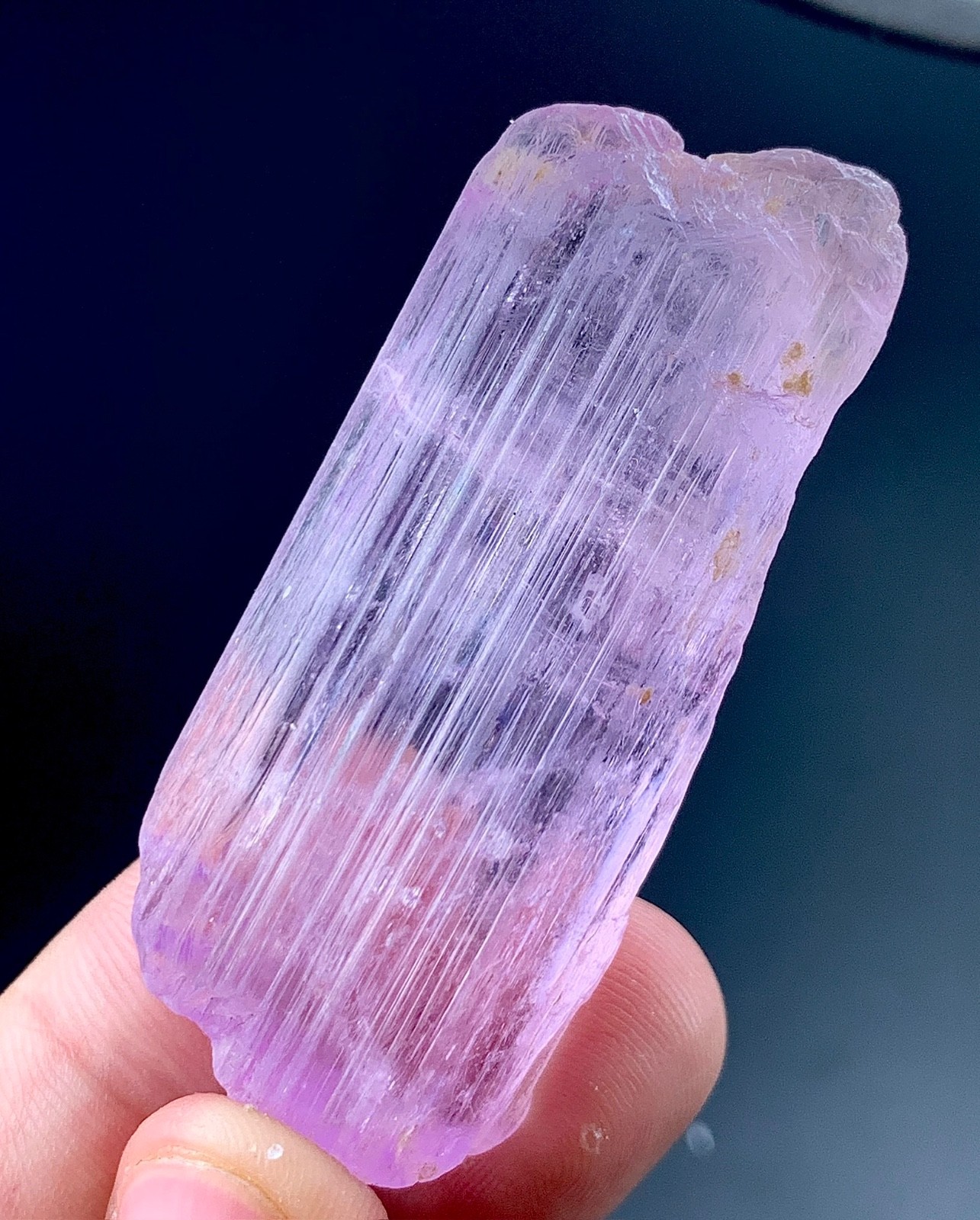 179 Carat Natural Kunzite Crystal Specimen From Afghanistan