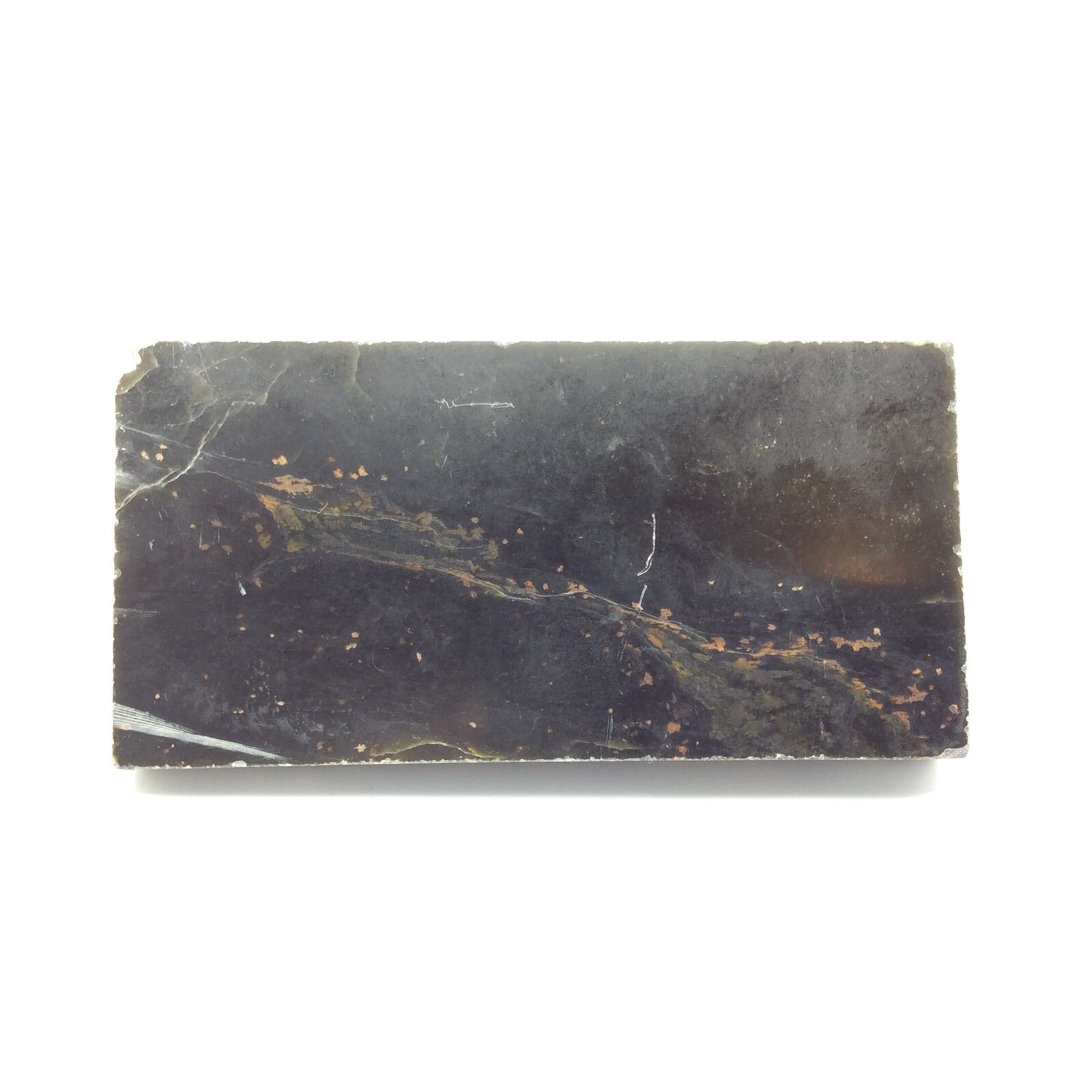 Porterville Flower Jade Block Green Nephrite Jade Stone Lapidary Rough CA #5