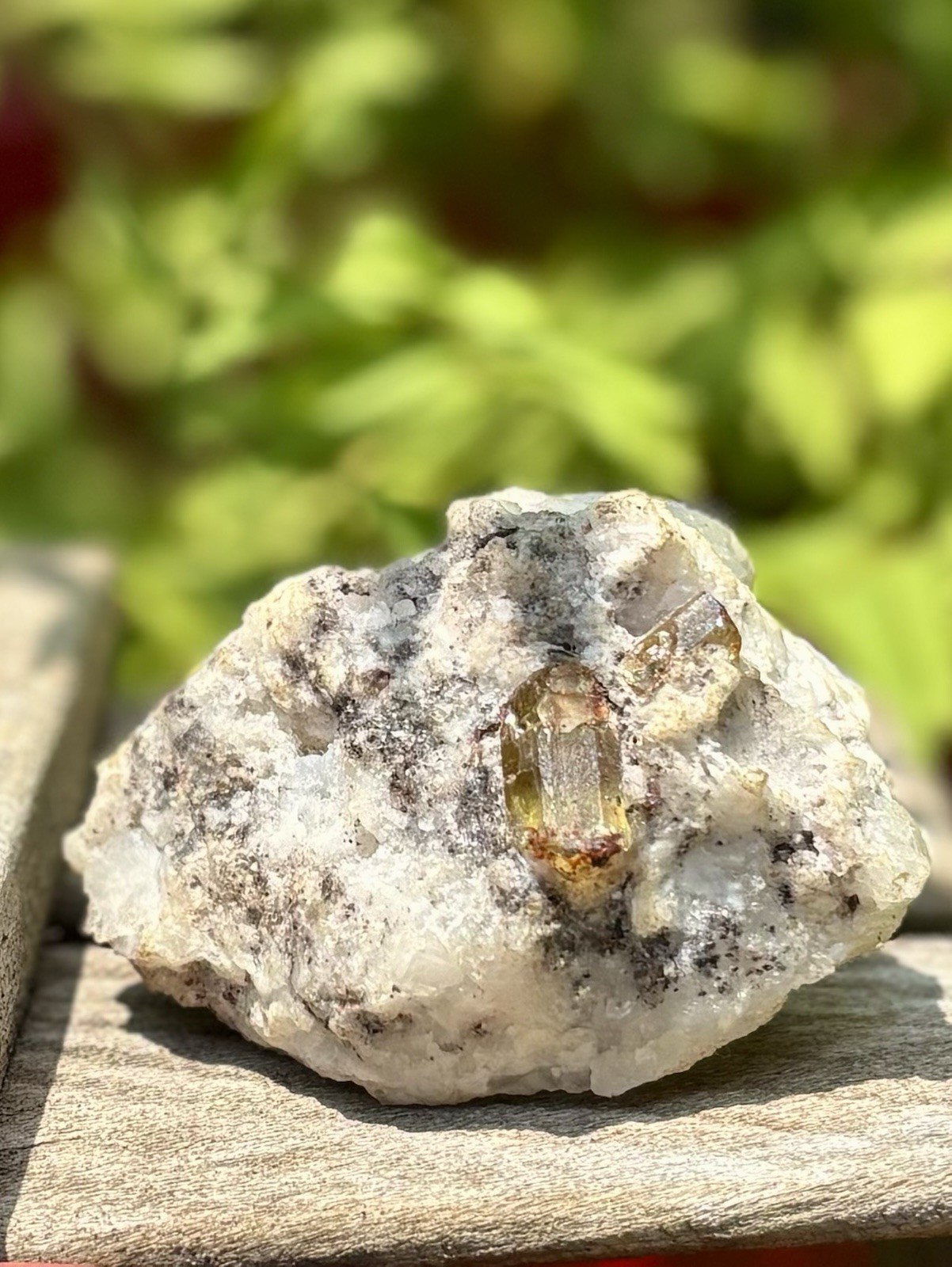 Apatite Crystals with Quartz & Magnetite – from Durango, Mexico