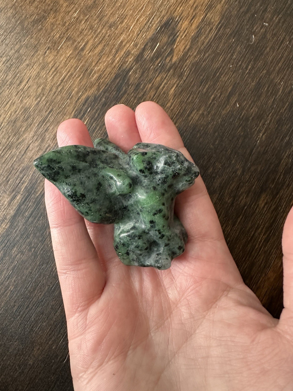 Crystal Gargoyle Carvings 5pcs | Unikite, Green Strawberry Quartz & More |