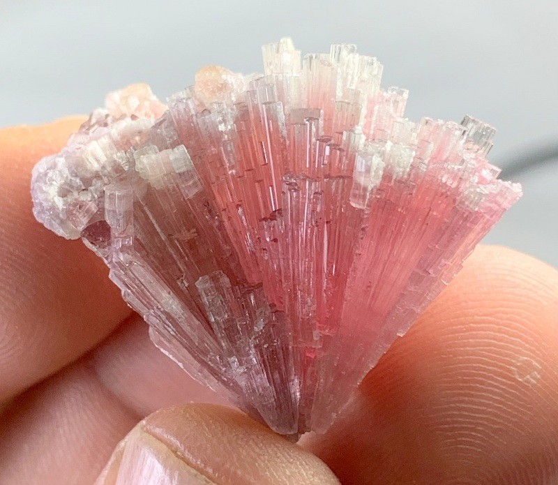 42 Carats beautiful Pink Tourmaline Crystals bunch Specimen from Afghanistan