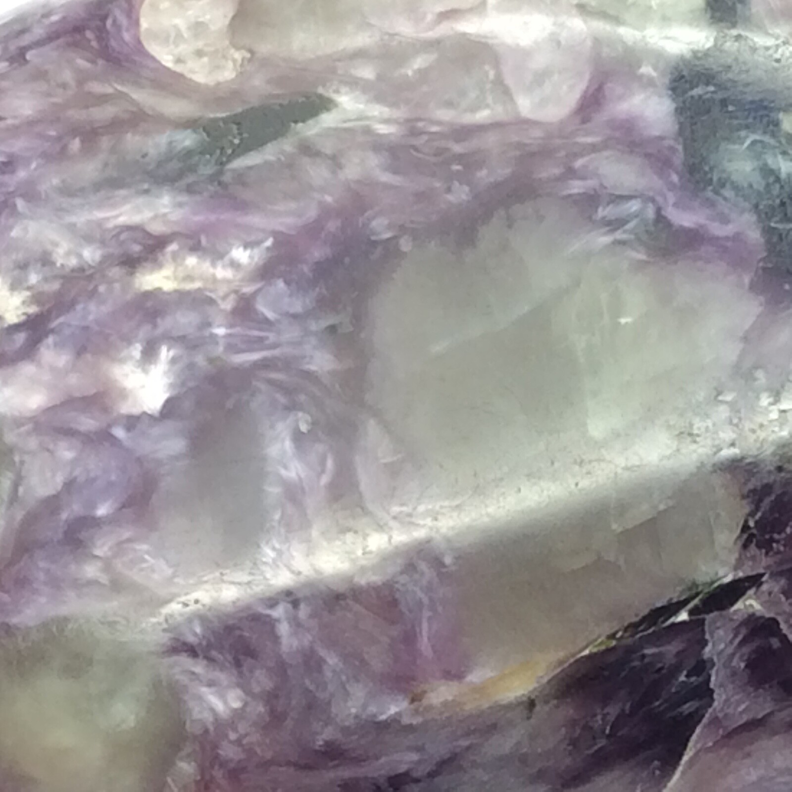 Charoite Pebble Purple Gem Stone Polished River Specimen Siberia #5