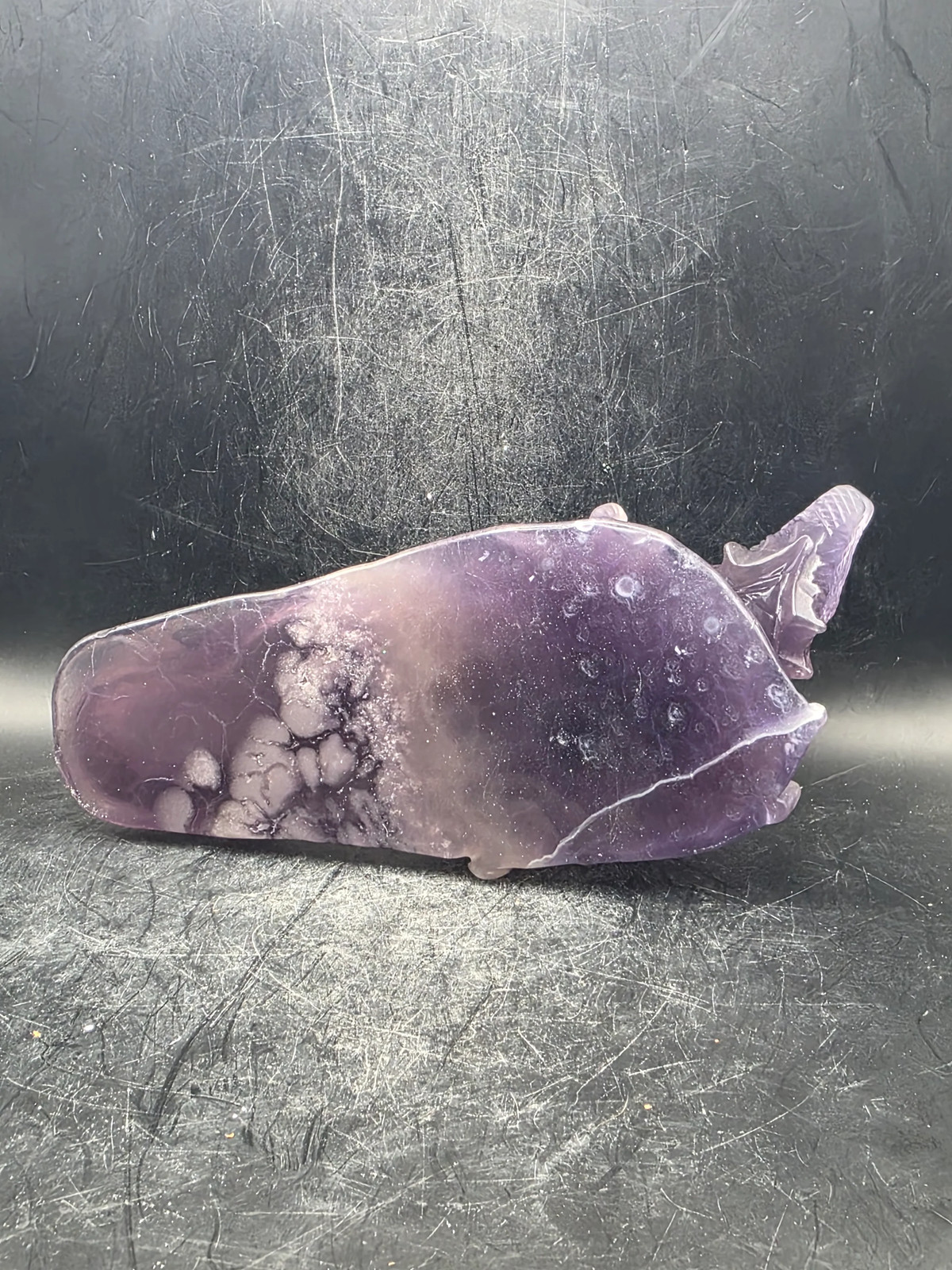 Florite lizard figurine! 1.8 pounds, 7 inches long, 2.7 inches tall