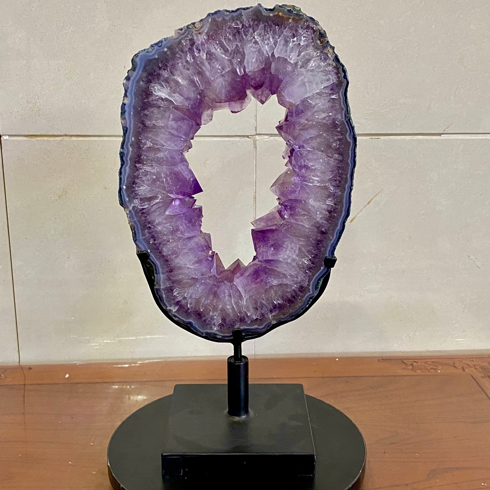 9.36LB Natural amethyst cave flake quartz crystal mineral specimen
