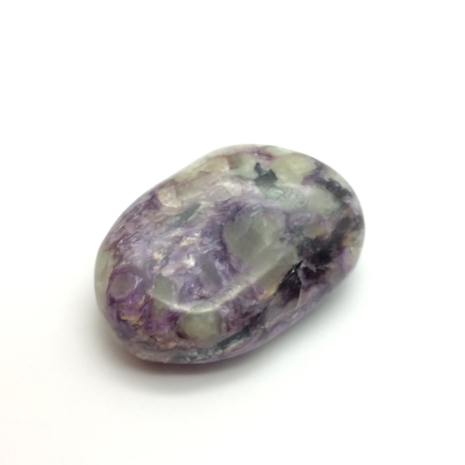 Charoite Pebble Purple Gem Stone Polished River Specimen Siberia #5