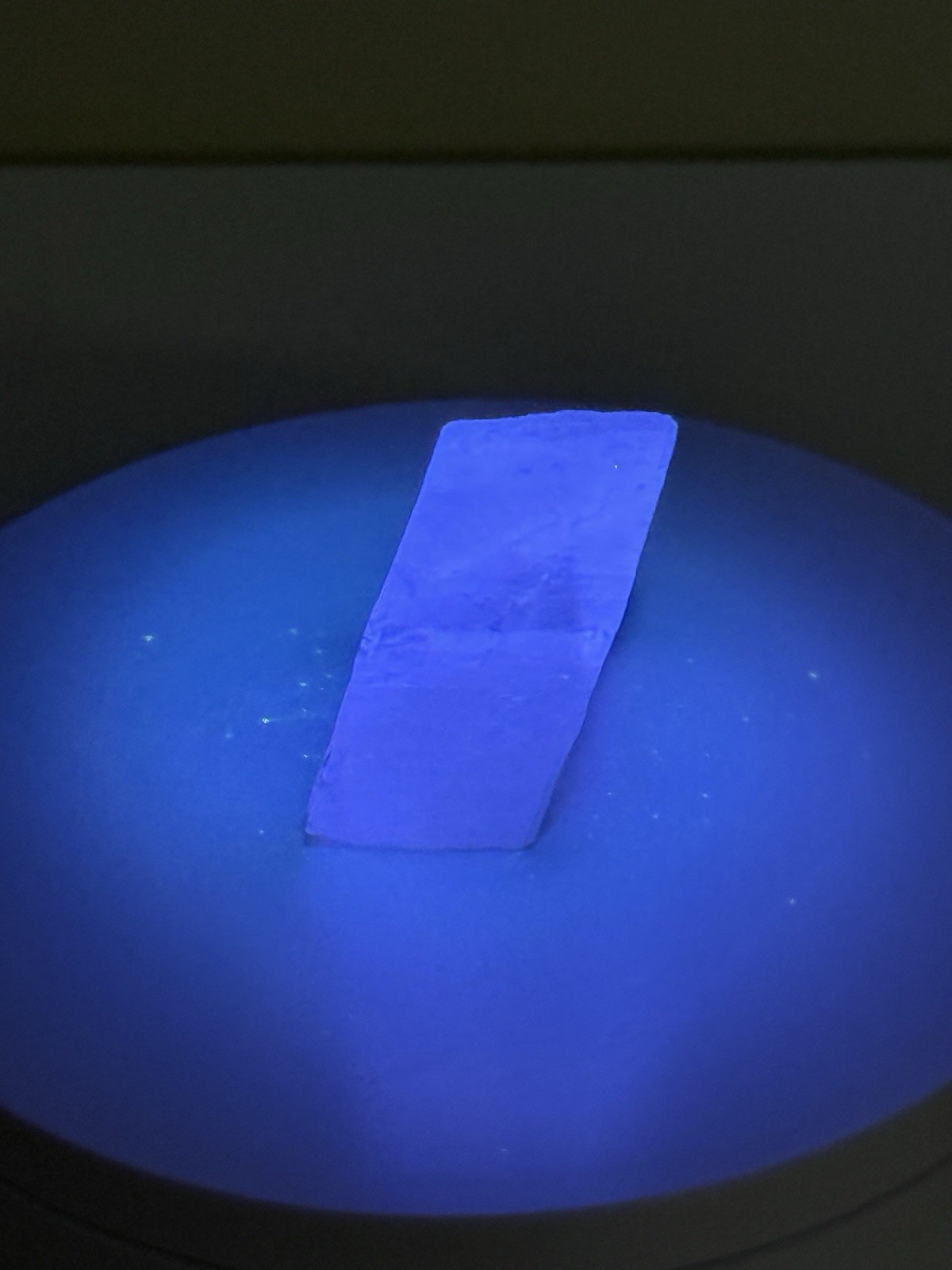 RADIANT Iceland Spar Calcite Crystal Specimen w/ Terlingua-like Fluorescence