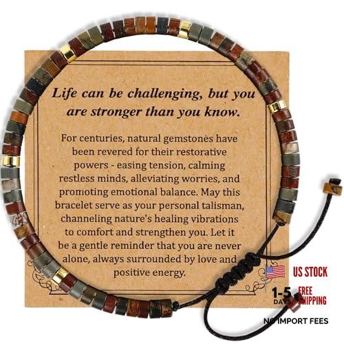 Inspirational Gifts Bracelets for Women Beaded Life can be challenging-Style A