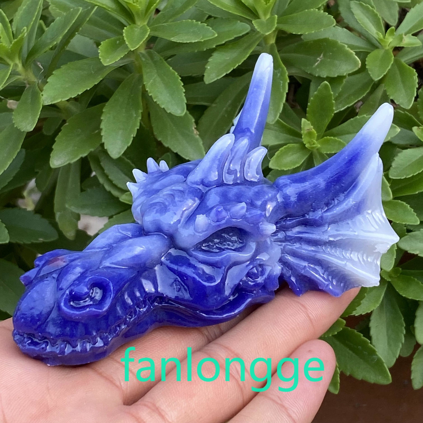 3.5″ Luminous Stone Pink Dragon skull Carved Quartz Crystal Gift Healing 1pc