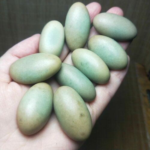 1pcs Glow In The Dark Tibetan Wealth God Ancient Luminous Egg Stone Old Dzi Bead