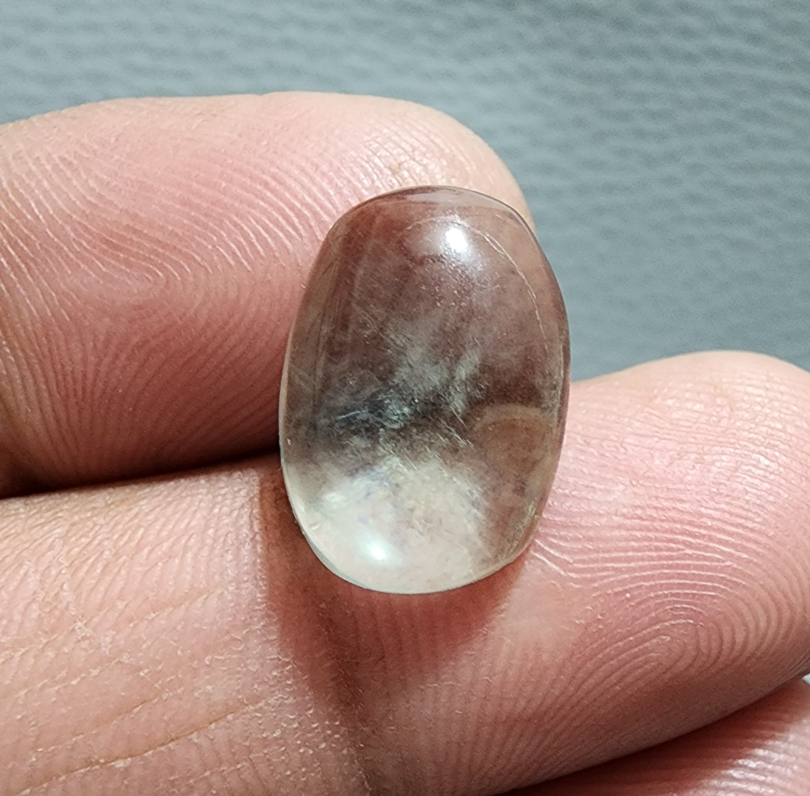 17.10ct AAA+ Quality Green Fluorite Oval Cabochon – Premium Natural Gemstone