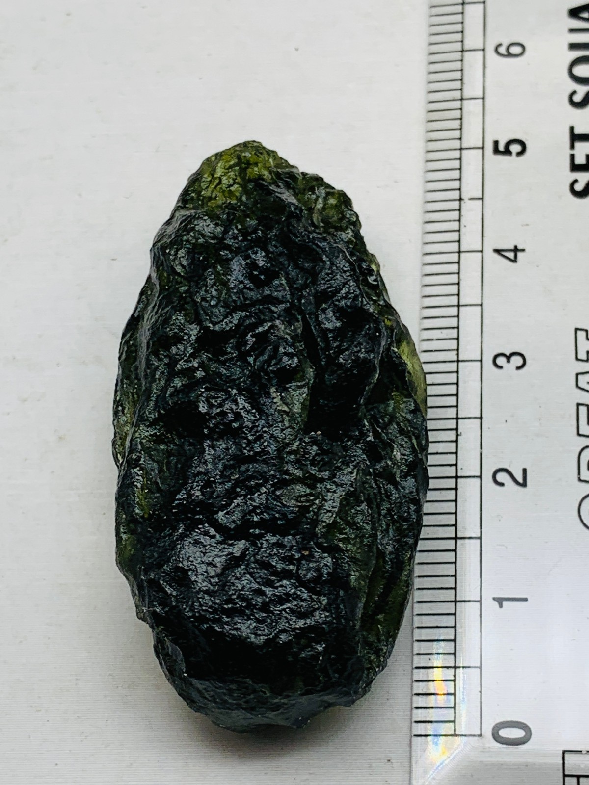 TOP Moldavite Raw Moldavite Crystal from Czech Republic PICcertificate 90CT
