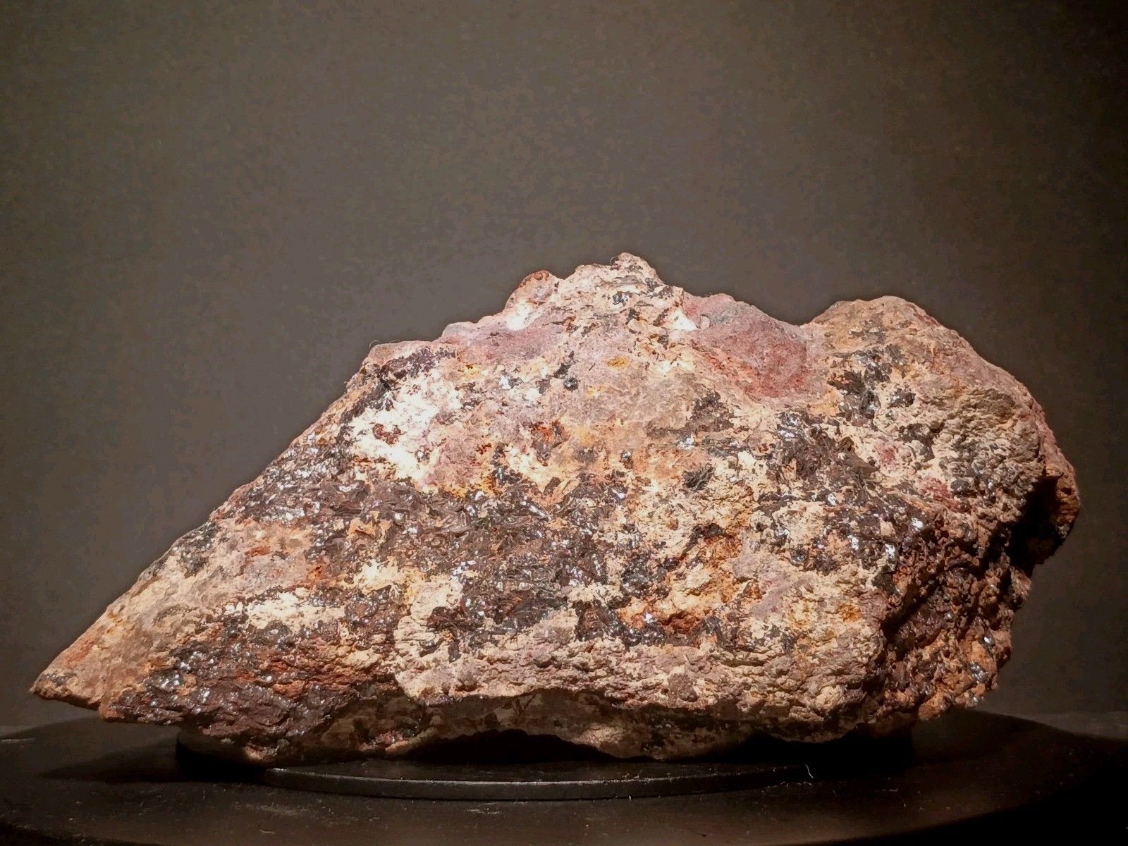 Massive 3.5lb Micaceous Specular Hematite Specimen Pilot Knob Missouri Rhyolite