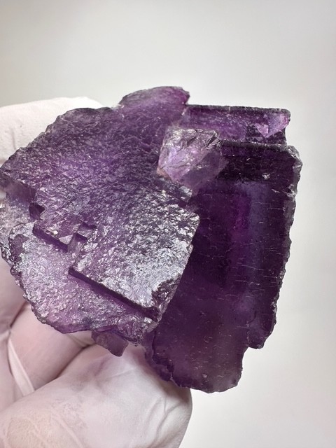 Large Clear Purple Fluorite Specimen – Hastie’s Quarry, Cave-In-Rock, Illinois