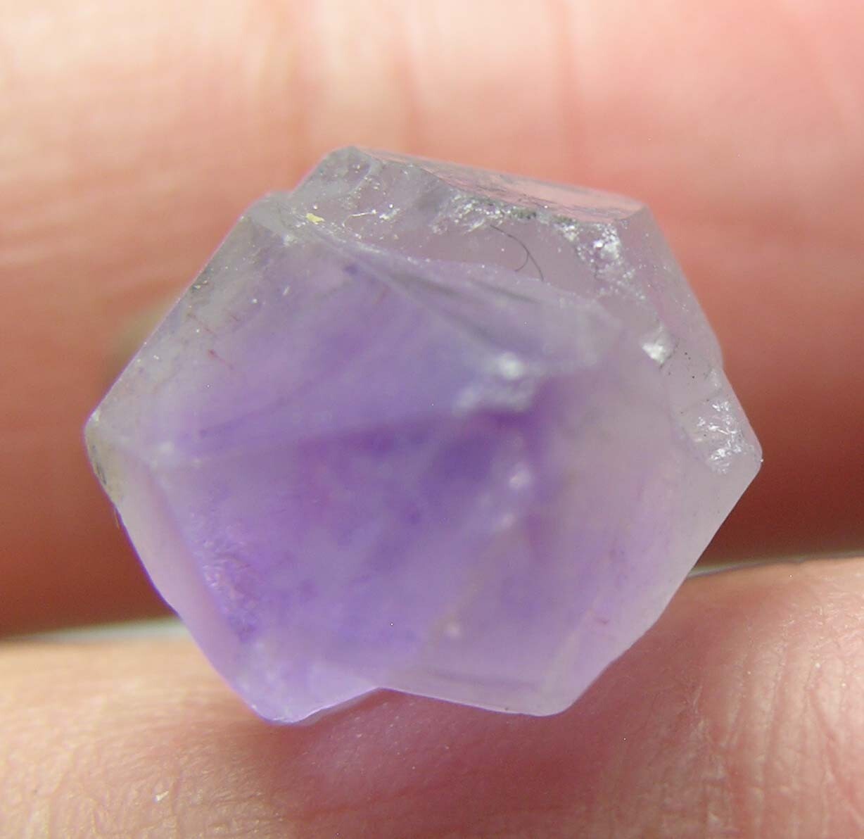 #35 Raw Rough 12.15ct 100% Natural Amethyst Crystal Point Pendant 2.40g 16.00mm