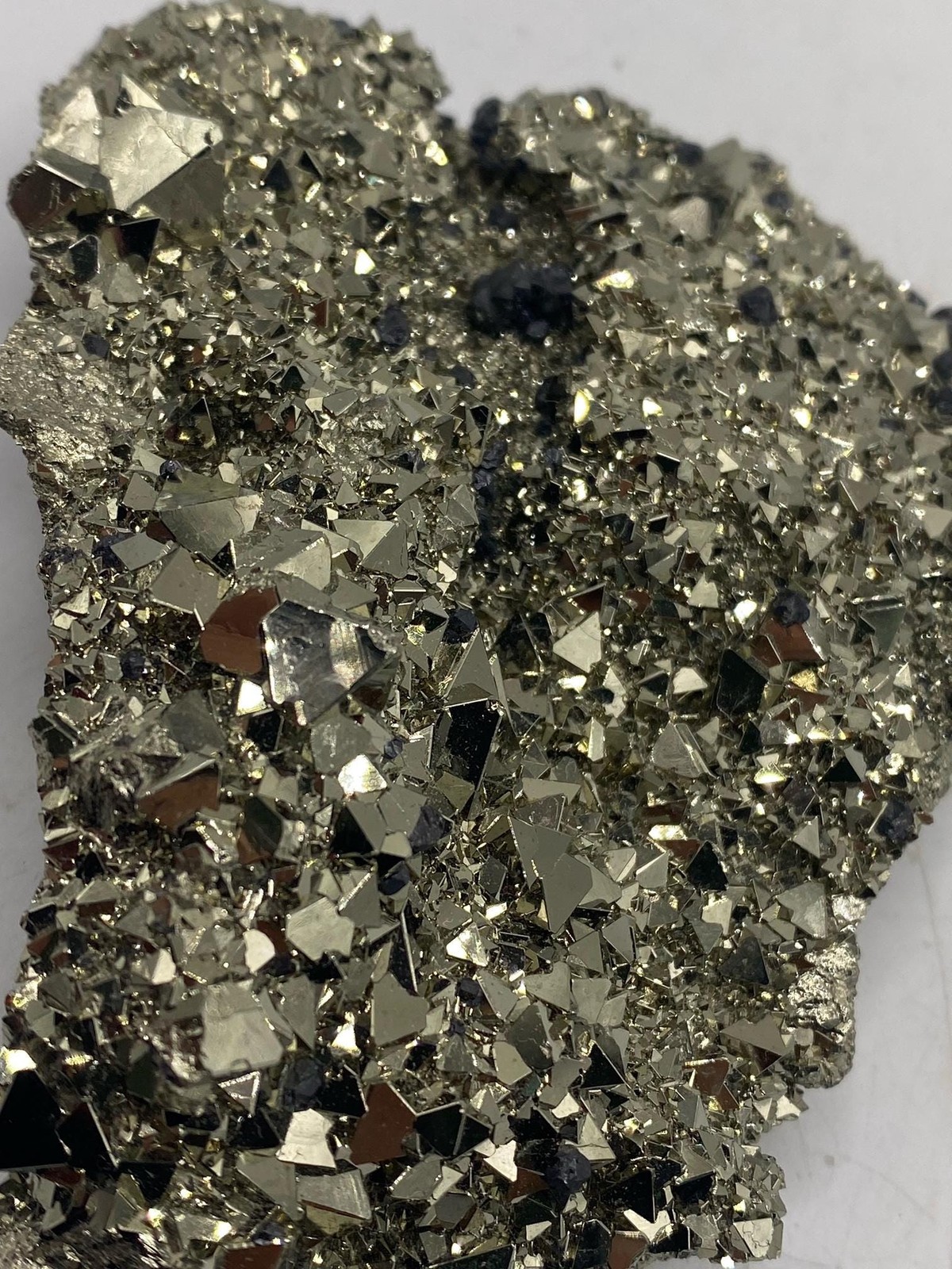 Octahedral Pyrite With Galena!