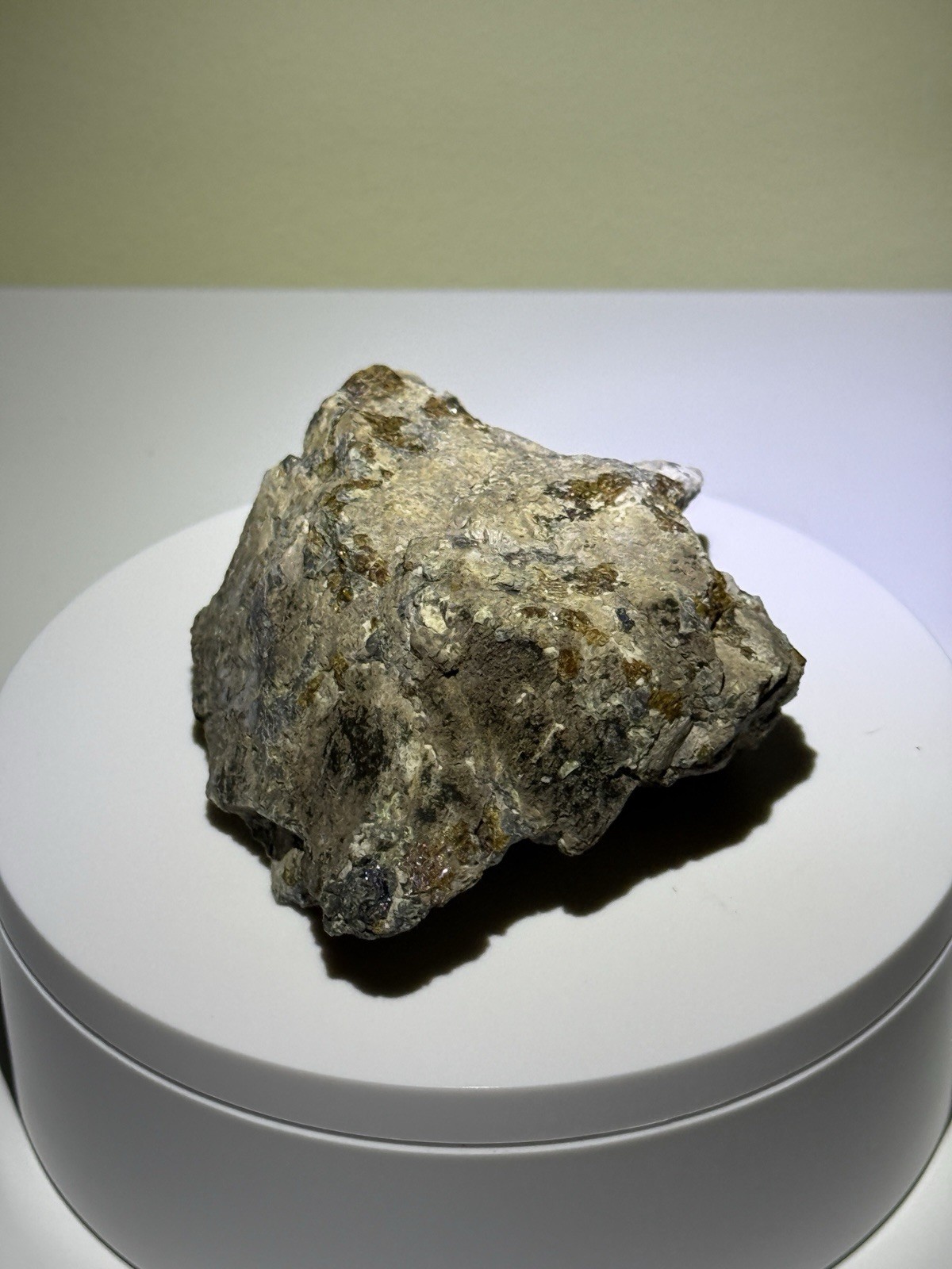 LUMINOUS Hardystonite, Willemite, & Franklinite Fluorescent Mineral Specimen